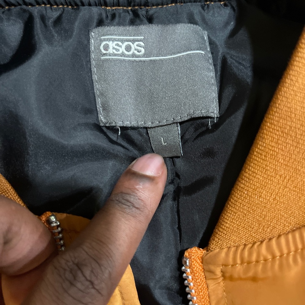 ASOS Orange Bomber - Picture 2 of 2